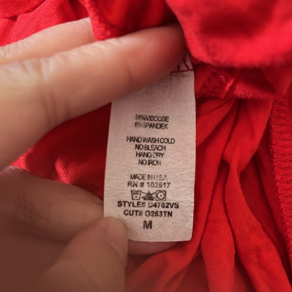 Soprano Red Racerback Dress M - Picture 8 of 8